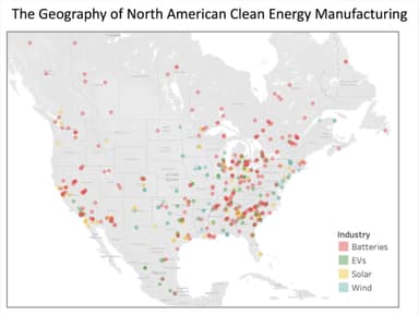 Thumbnail for blog post: Inflation Reduction Act's impact on over 300,000 clean energy manufacturing jobs
