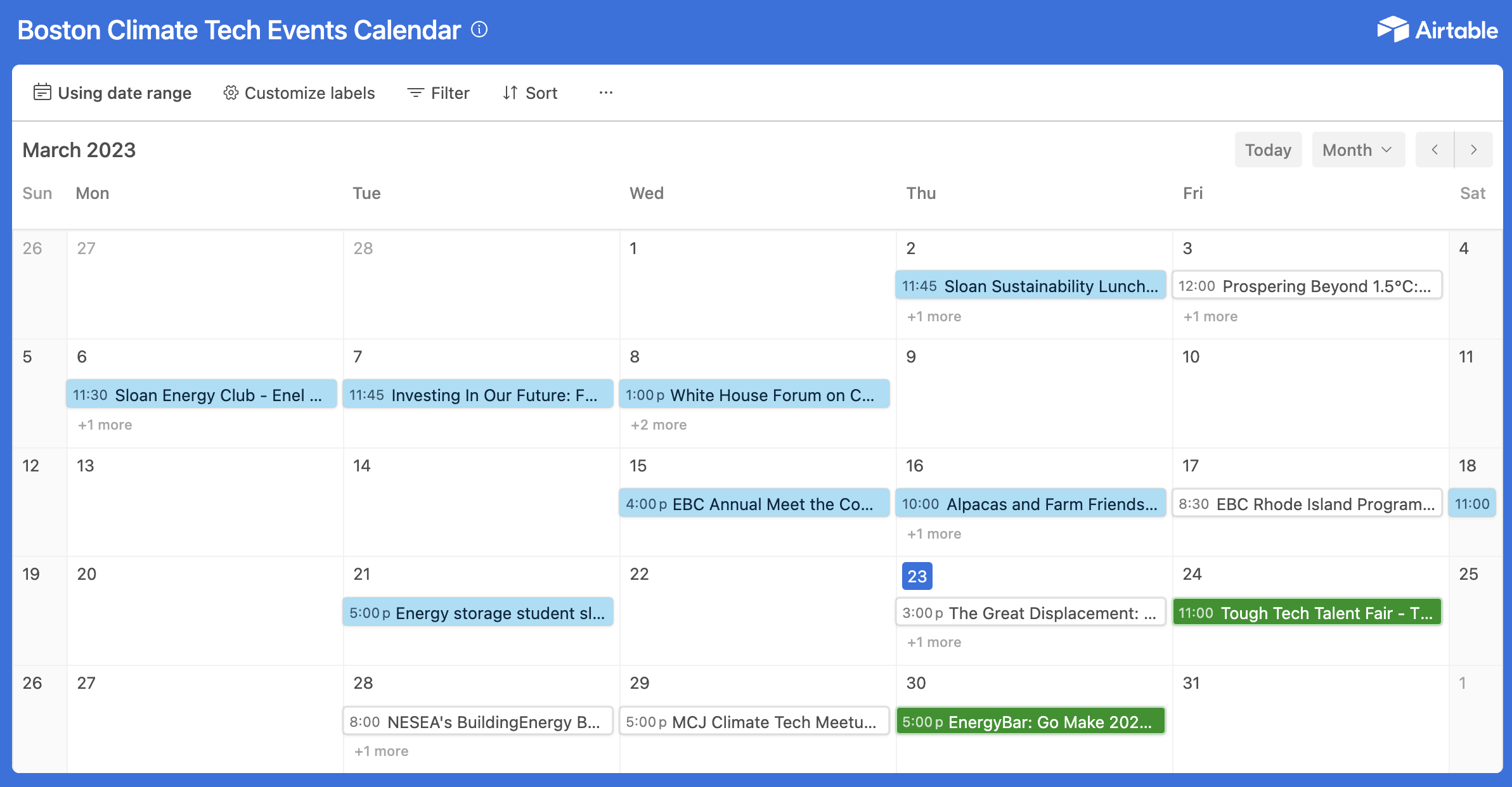 Live Boston Climate Tech Events Calendar — Hosted by ClimateTechList ...